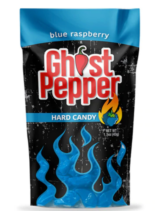 Ghost Pepper Hard Candy - Blue Raspberry